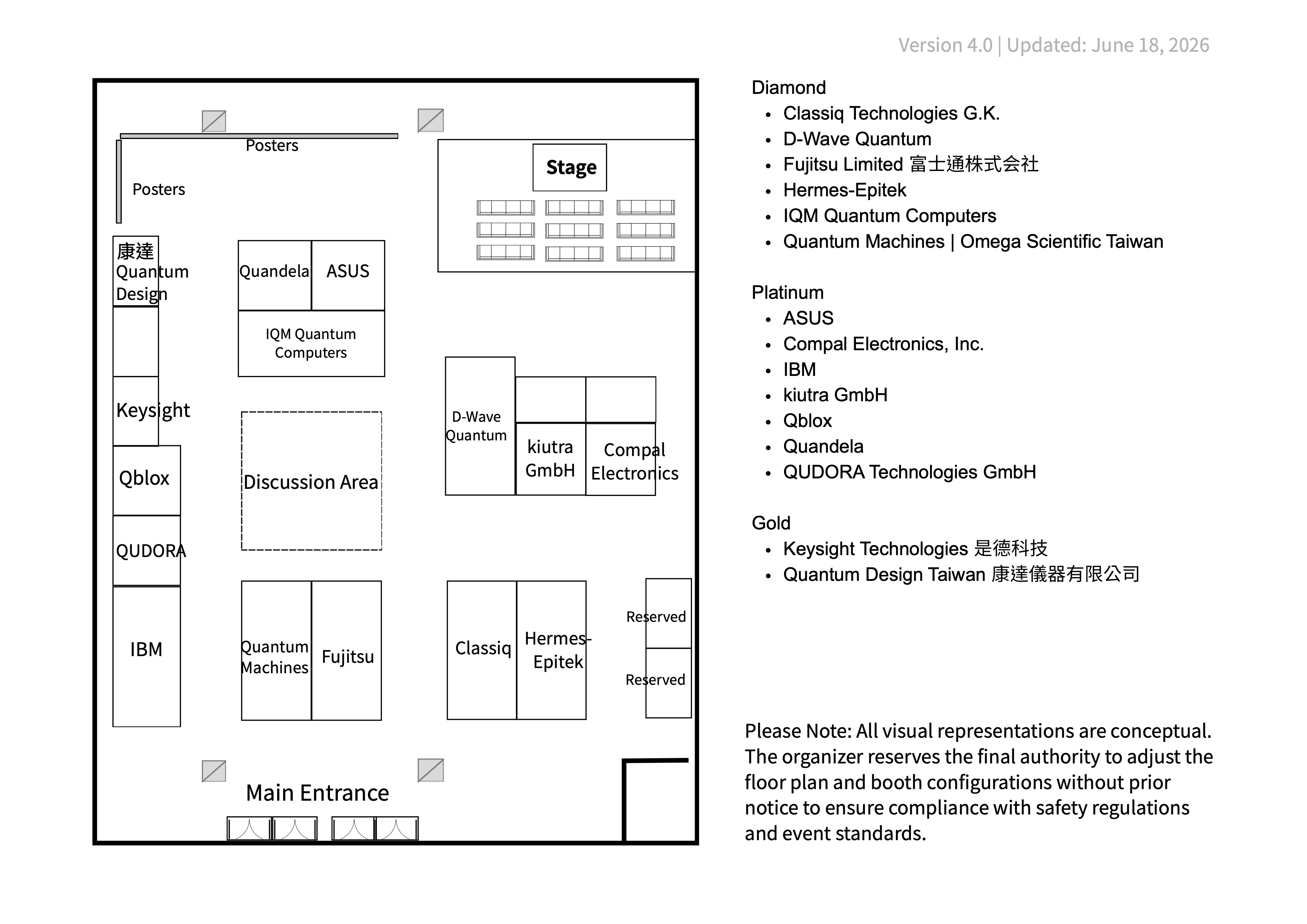 Booth Layout Floor Plan