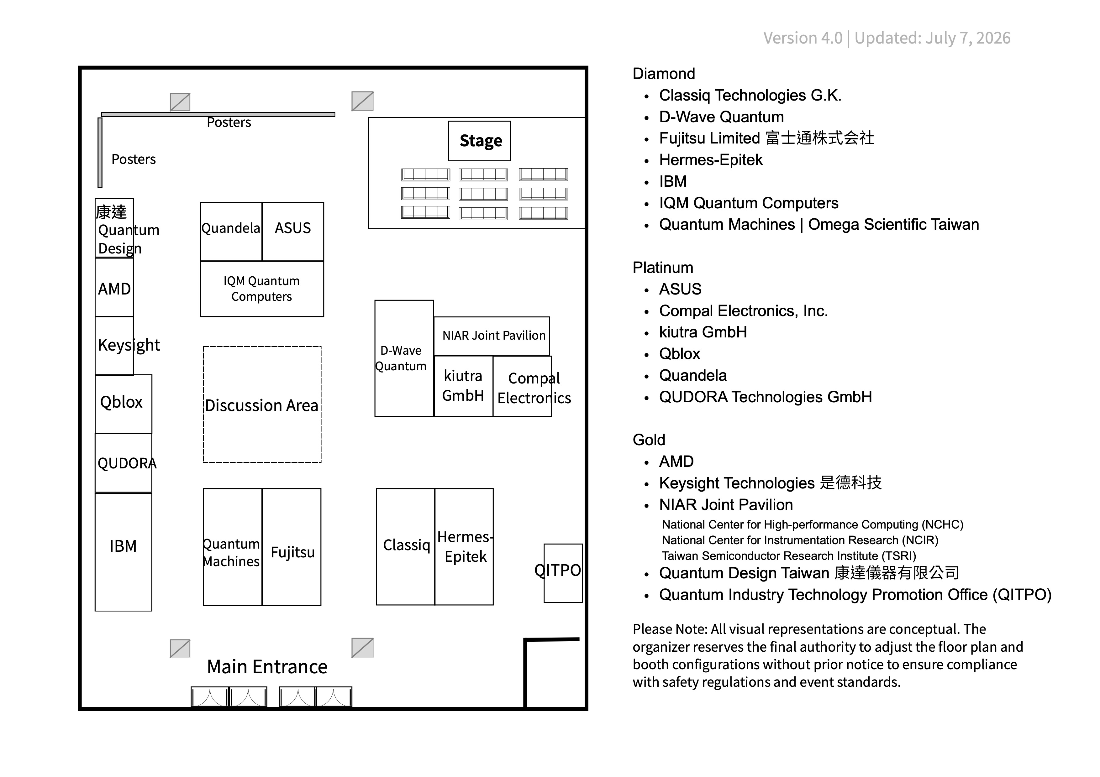 Booth Layout Floor Plan